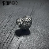5pcs Stainless Steel Heart Wings Beads 4mm Love Spacer Beads