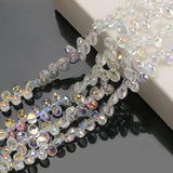 100Pcs Glass Teardrop Beads 6x8/6x12mm Crystal Pendant DIY Jewelry Making