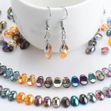 100Pcs Glass Teardrop Beads 6x8/6x12mm Crystal Pendant DIY Jewelry Making
