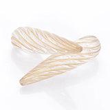 50Pcs 10x36 MM Ethnic Spiral Teardrop Beads Antique Style For DIY Jewelry