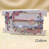 50pcs 12x8cm Paper Cardboard Thank You Hair Clip Display Cards