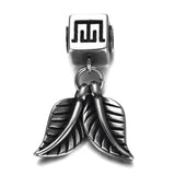 2pcs Stainless Steel Spacer Beads Leaf Charms 4mm Hole for Jewelry Making DIY
