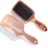 Personalized Hair Brush Bride Hair Accessories Bridal Bridesmaids Party Comb