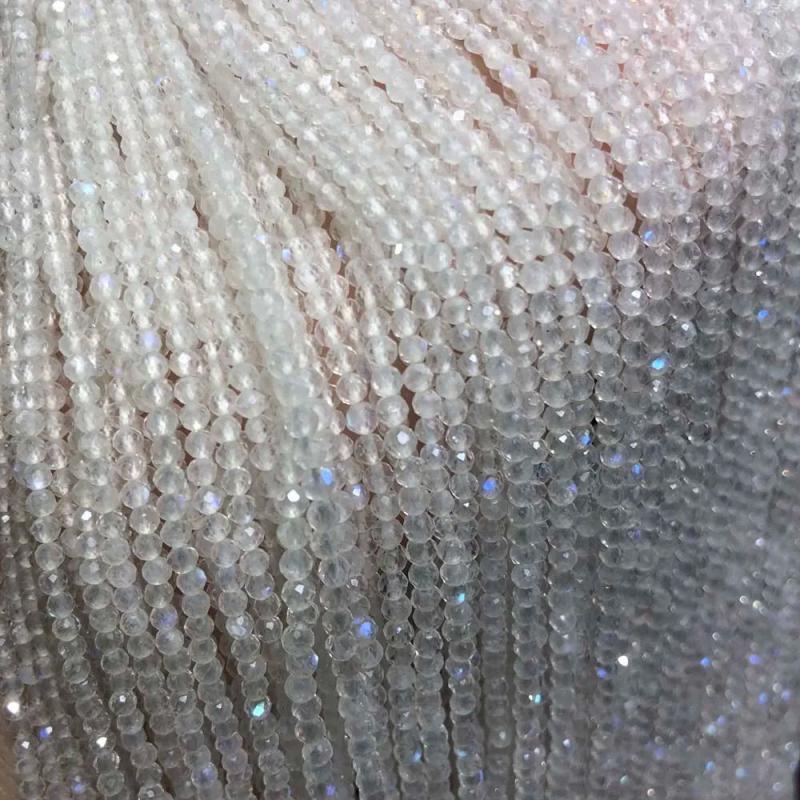 Moon Stone Round Crystal Bead for Jewelry Making DIY