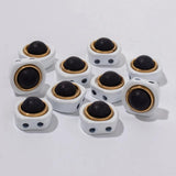 20pcs 10MM Enamel Beads Colorful Crystal Bangle Bracelets