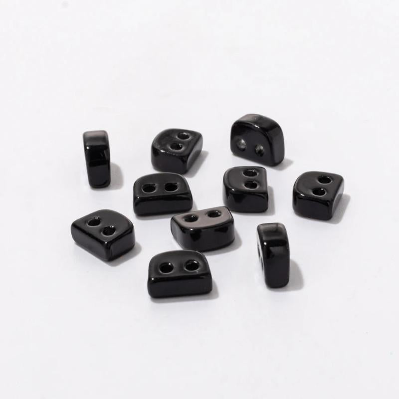 40pcs Colorful Arch Shape Enamel Beads for Bracelets Making DIY Bohemain Elastic