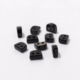 40pcs Colorful Arch Shape Enamel Beads for Bracelets Making DIY Bohemain Elastic