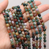 Natural Semi-precious Stone Quartz Amethyst Aventurine Section Beads 6mm