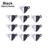 20pcs Magnetic Buckle Couple Bracelet Love Heart Connected Clasps