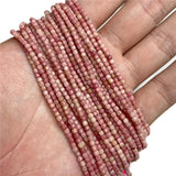 2-3mm Rhodochrosite Gem Bead for Jewelry Making DIY Bracelet