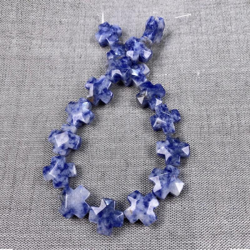 Agate Cross Shape Beads for Jewelry Making DIY Bracelet Necklace