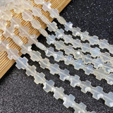 Agate Cross Shape Beads for Jewelry Making DIY Bracelet Necklace