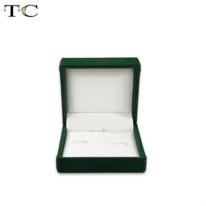 Green Cufflinks Box Jewelry Storage Container