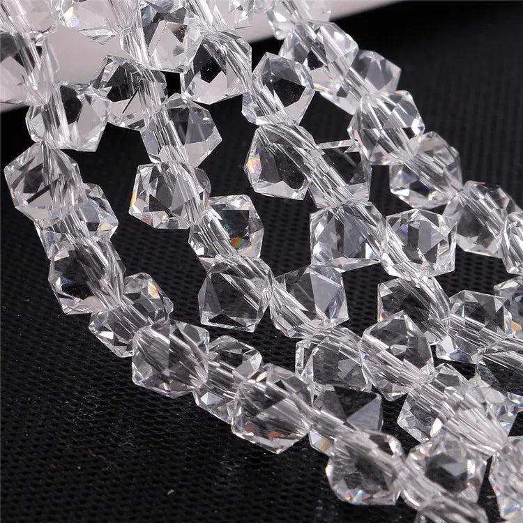 190pcs Czech Glass Beads 4mm Faceted Crystal Pendant DIY Jewelry Making