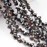 190pcs Czech Glass Beads 4mm Faceted Crystal Pendant DIY Jewelry Making