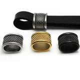 4pcs Stainless Steel Space Beads 12x8mm for DIY Bracelet Jewelry