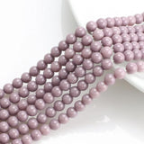 8mm Candy Crystal Glass Bead Smooth Round Spacer Beads 90pcs