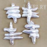 1pc Natural Freshwater Baroque Pearl Fishbone Loose Beads for DIY Jewelry