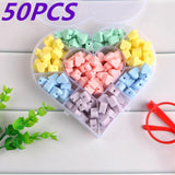 50Pcs Mini Silicone Beads for Baby Teething Pacifier Chain Necklace