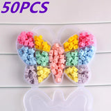 50Pcs Mini Silicone Beads for Baby Teething Pacifier Chain Necklace