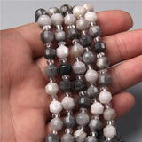 10MM Natural Stone Bead Spacer Charms for Jewelry Making DIY Bracelet