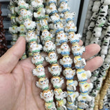 5pcs Colorful Small Angel Shape Ceramic Beads DIY Jewelry Accessories