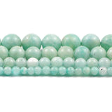 Peru Amazonite Round Loose Stone Beads 15'' 4/6/8/10mm