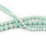 Peru Amazonite Round Loose Stone Beads 15'' 4/6/8/10mm