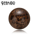 Natural Bronzite Gem Stone Beads Round Smooth Loose Ball Beads For Jewelry Makin
