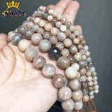 Sunstone Faceted Loose Spacer Beads 15'' Strands 6/8/10/12mm