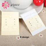 50pc Hanging Dangle Earring Cards Stud Ear Hooks Packing Cards
