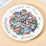 Boho Silver Eye Charms Beads for Necklace Bracelet Making
