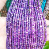 Agates Tiger Eye Jewelry Making Flat 2*4mm Colorful Loose Beads