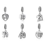 21 Years Of Love Pendant Dangle Charm for Bracelet Bangle DIY Jewelry