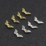 50pcs Mixed Wings Metal Spacers Beads For Jewelry Finding DIY Accessories