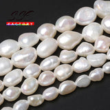 Natural Freshwater Pearls Vertical Perforated Beads 3mm - 13mm