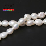 Natural Freshwater Pearls Vertical Perforated Beads 3mm - 13mm