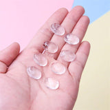 5pcs Clear Quartz Cabochons Oval 4x6-13x18mm Jewelry Material