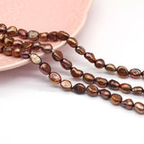 Brown Freshwater Pearl Loose Beads for Jewelry Making DIY Necklace Bracelet