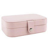 Delicate Lightweight Jewelry Box with Locking Buckle