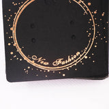 50pcs Wedding Jewelry Earring Display Cards 4.5x5.8cm Ear Studs Clip Card