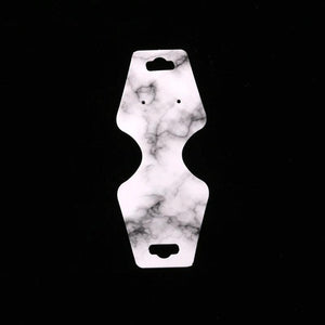 100Pcs Marbling Jewelry Necklace Packaging Display Cards
