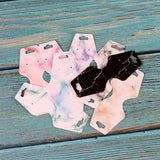 100Pcs Marbling Jewelry Necklace Packaging Display Cards