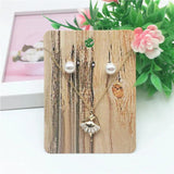 50Pcs 8x6cm Paper Pendant/Necklace Cards Jewelry Displays Card
