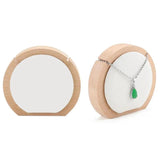 Wooden Necklace Rack Pendant Showcase Organizer