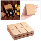 12pcs Necklace Earring Display Box Cotton Filled Jewelry Gift Case Organizer