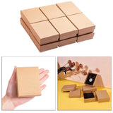 12pcs Necklace Earring Display Box Cotton Filled Jewelry Gift Case Organizer