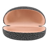 Clamshell Filigree Sunglasses Case, Black&Silver
