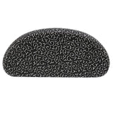 Clamshell Filigree Sunglasses Case, Black&Silver