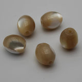 Natural Horseshoe Snail Shell Oval Rice Beads Loose Spacer Bead